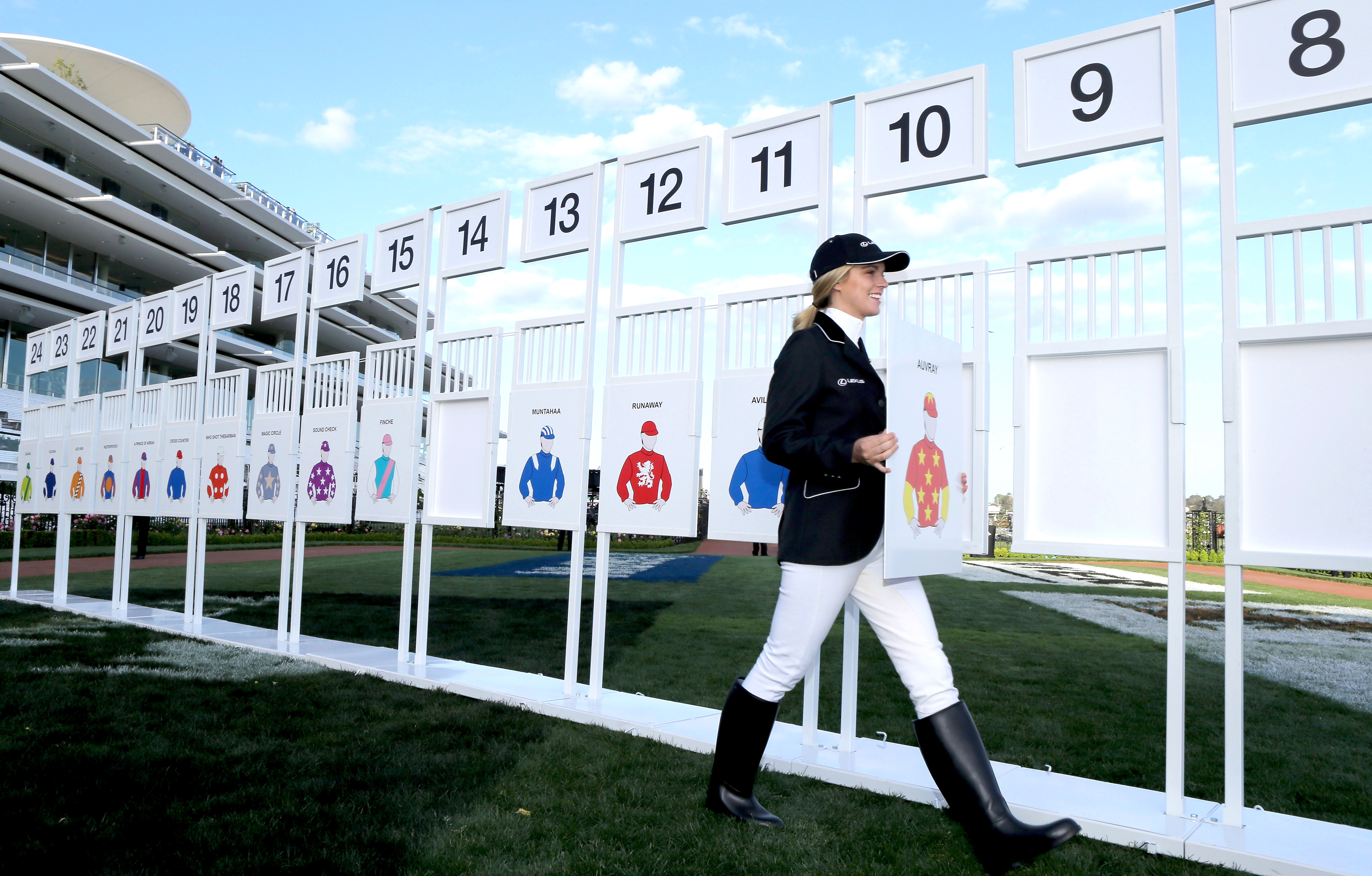 Melbourne Cup Barrier Draw design&deliver